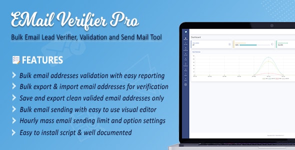 Email Verifier Pro - Bulk Email Addresses Validation, Mail Sender & Email Lead Management Tool
