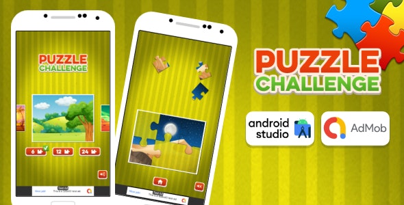Puzzle Challenge - Puzzle Game Android Studio Project with AdMob Ads + Ready to Publish