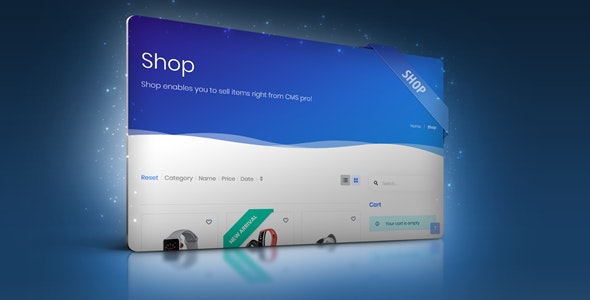 Shop Module for CMS pro