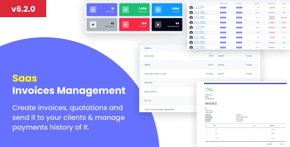 Invoice SaaS Management System - Accounting and Billing tool / Laravel Invoice Management