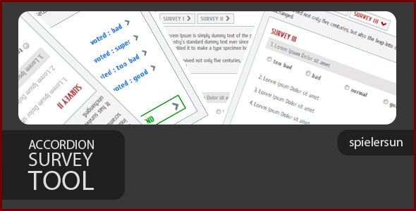 Accordion Survey Tool