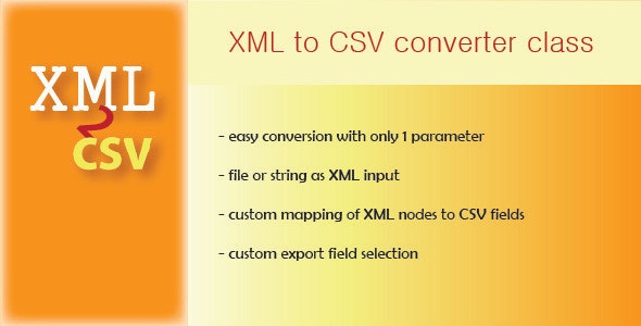XML to CSV Converter