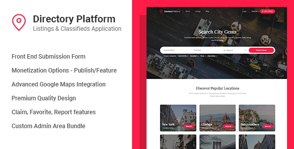 Directory Platform - Listings & Classifieds