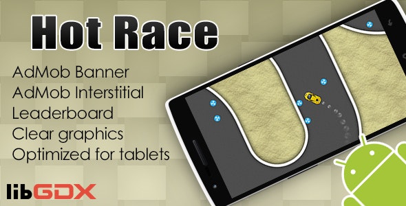 Hot Race with AdMob and Leaderboard