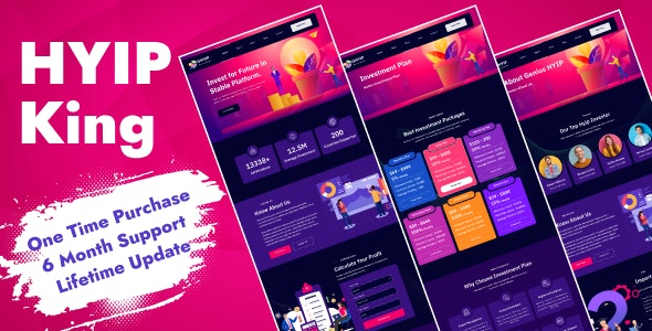 HYIP King - Advanced Investment Platform