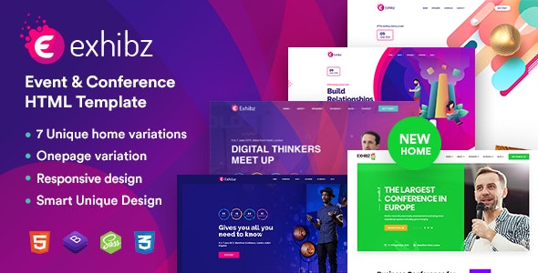 Exhibz - Conference and Event HTML Template
