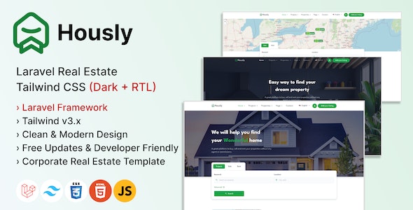 Hously - Laravel Real Estate Multilingual System